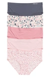 NINE WEST 5-PACK BONDED NO SHOW HIPSTER PANTIES