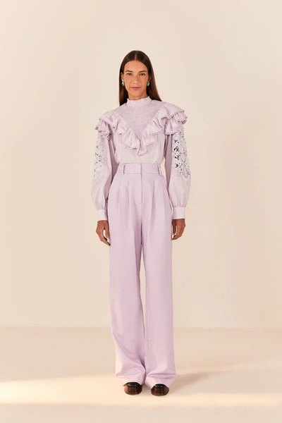 Farm Rio Lilac Low Waisted Trousers