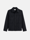 Alex Mill Garment Dyed Work Jacket In Recycled Denim In Washed Black