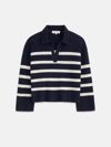 ALEX MILL ISA STRIPED PULLOVER IN CASHMERE