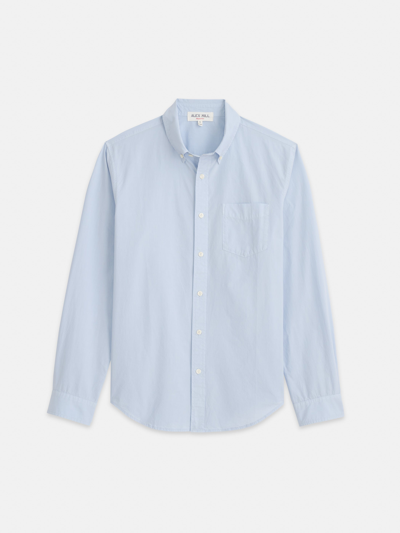 Alex Mill Mill Shirt In Paper Poplin In Calm Blue