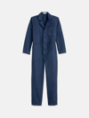 Alex Mill Standard Jumpsuit In Cotton Twill In Slate Blue