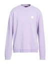 OUTHERE OUTHERE MAN SWEATSHIRT LIGHT PURPLE SIZE XL COTTON