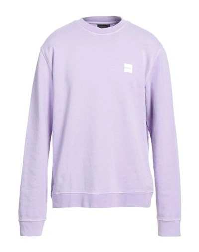 Outhere Man Sweatshirt Light Purple Size Xl Cotton