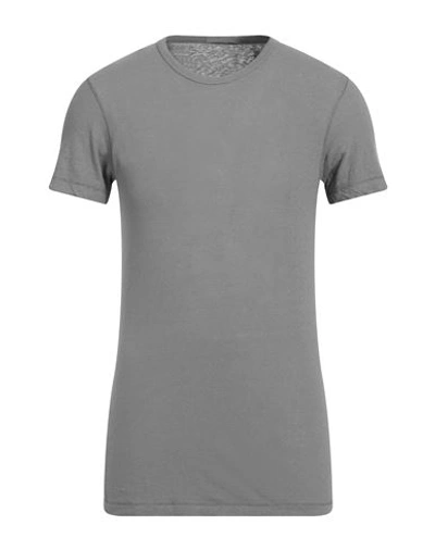 Ten C Man T-shirt Lead Size Xxl Cotton In Grey
