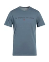 Ten C Man T-shirt Slate Blue Size L Cotton