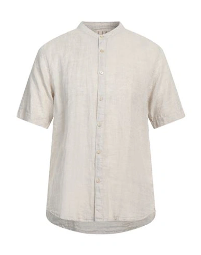 Markup Man Shirt Light Grey Size Xl Linen
