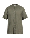Markup Man Shirt Military Green Size 3xl Linen