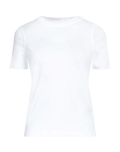 Diesel Woman T-shirt White Size Xxs Cotton