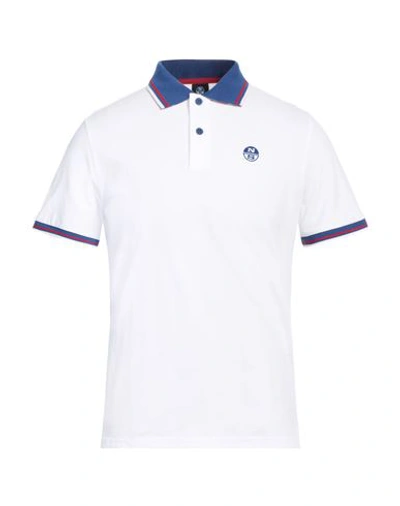 North Sails Man Polo Shirt White Size S Cotton