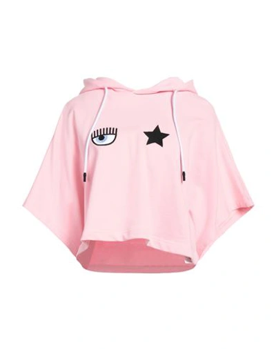 Chiara Ferragni Woman Sweatshirt Pink Size M Cotton