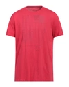 Armani Exchange Man T-shirt Tomato Red Size S Cotton