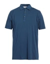 Bellwood Man Polo Shirt Navy Blue Size 44 Cotton