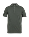 BELLWOOD BELLWOOD MAN POLO SHIRT MILITARY GREEN SIZE 38 COTTON