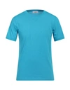 Bellwood Man T-shirt Azure Size 38 Cotton In Blue