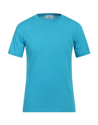 Bellwood Man T-shirt Azure Size 38 Cotton In Blue