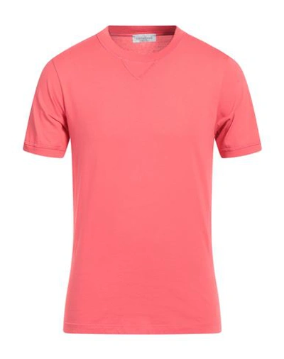 Bellwood Man T-shirt Coral Size 38 Cotton In Red