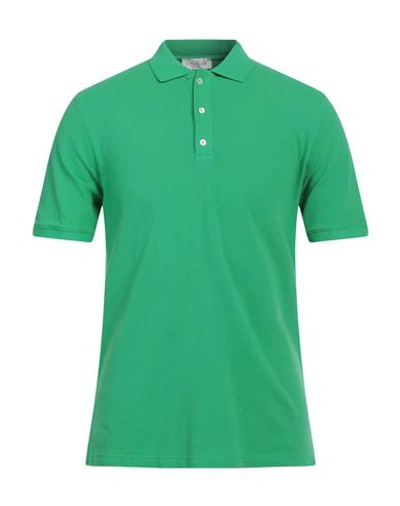 Bellwood Man Polo Shirt Green Size 44 Cotton