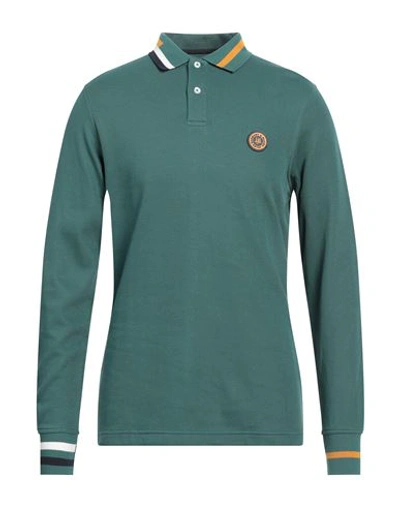 Harmont & Blaine Man Polo Shirt Green Size Xl Cotton