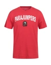 Parajumpers Man T-shirt Red Size 3xl Cotton
