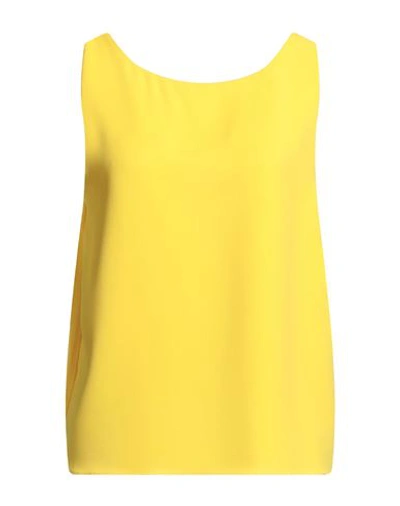 Hanita Woman Top Yellow Size L Polyester