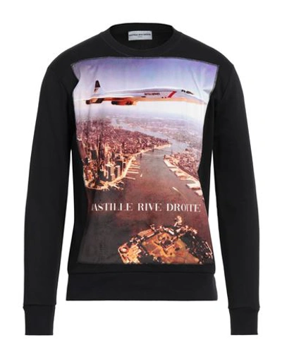 Bastille Man Sweatshirt Black Size Xxl Cotton