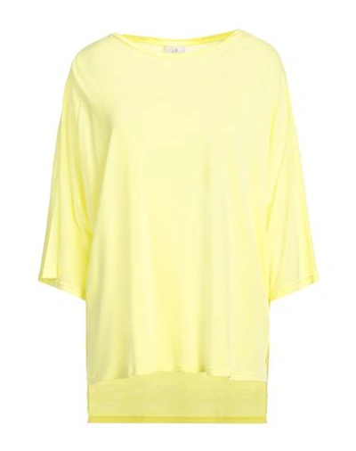 Deha Woman T-shirt Yellow Size M Viscose