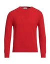 Altea Man Sweater Tomato Red Size S Virgin Wool