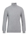 Cruciani Man Turtleneck Grey Size 48 Cashmere In Grey
