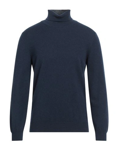 Cruciani Man Turtleneck Midnight Blue Size 48 Cashmere