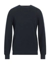 Roberto Collina Man Sweater Midnight Blue Size 42 Organic Cotton, Linen