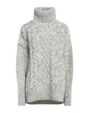 Sportmax Woman Turtleneck Ivory Size L Wool In White