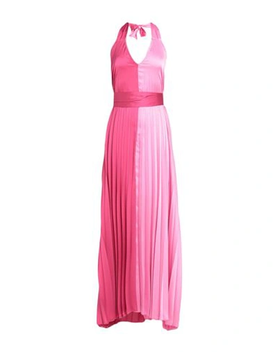 Kaos Jeans Woman Maxi Dress Pink Size 10 Polyester