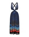 Mimi Liberte By Michel Klein Mimi Liberté By Michel Klein Woman Maxi Dress Blue Size 6 Viscose In Blue