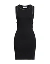 Gaelle Paris Gaëlle Paris Woman Mini Dress Black Size 2 Cotton, Elastane In Black