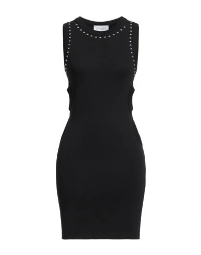 Gaelle Paris Gaëlle Paris Woman Mini Dress Black Size 2 Cotton, Elastane