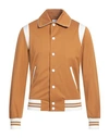 Pt Torino Man Jacket Camel Size 42 Cotton In Beige