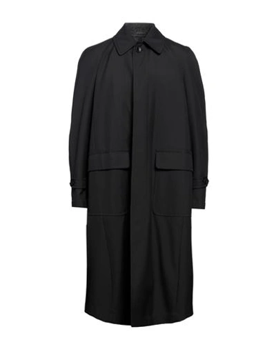 Lardini Man Overcoat & Trench Coat Black Size 42 Polyester, Wool