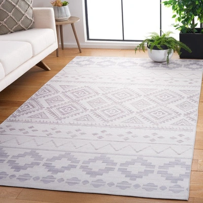 Safavieh Tucson Tsn195b Power Loomed Beige / Grey Washable Rug