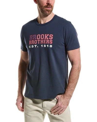 BROOKS BROTHERS FLAG LOGO T-SHIRT