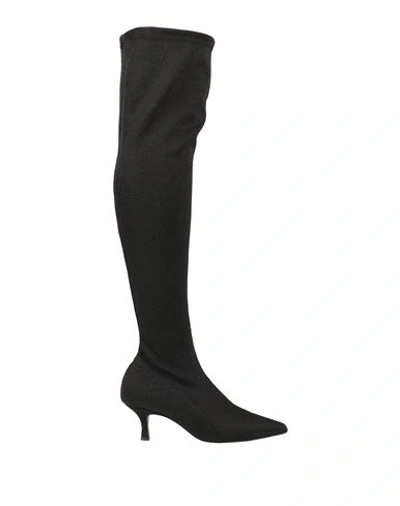 Ncub Woman Boot Black Size 8 Textile Fibers