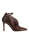 Antonio Barbato Woman Pumps Brown Size 8 Leather