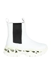 Acupuncture Woman Ankle Boots White Size 6.5 Leather In White