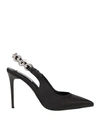 Gai Mattiolo Love To Love Woman Pumps Black Size 8 Textile Fibers