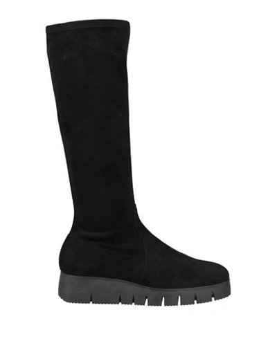 Unisa Woman Boot Black Size 7 Leather