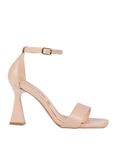 Pregunta Woman Sandals Blush Size 8 Textile Fibers In Pink