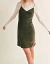 Sadie & Sage Lorelai Mini Dress In Olive In Green