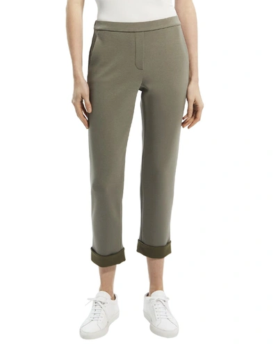 Theory Treeca Pull-on Pant In Green