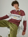 LUCKY BRAND MEN'S GUINNESS COLOR BLOCK RUGBY