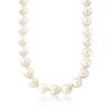 Ross-simons 10.5-11.5mm Cultured Pearl Necklace With Sterling Silver In Multi